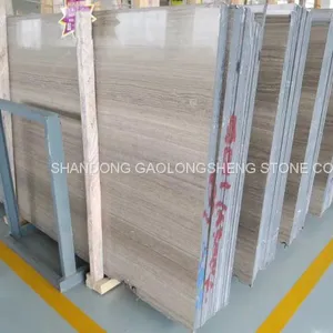 Grey Wooden Marble, White Wooden Marble, Grey Wenge Marble, Grey Wood Marble Slab,Grey Serpegiante Marble thumbnail-1