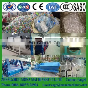 Environment Friendly Waste Plastic Bottle Crushing Washing Recycling Line/ Pet Flake Recycling Plant for Sale thumbnail-1