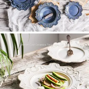 Made in China New Product Stoneware Under-glazed Ceramic Breakfast Dinnerware Set thumbnail-5