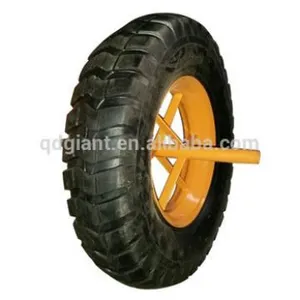 2&4PR 16 Inch Pneumatic Wheel 4.00-8 for Wheelbarrow thumbnail-1