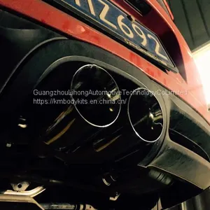 Km for 2008-2015 Cayman Boxster 987 Exhaust Tip Exhaust Pipes Muffler Tips Tail Pipe Black Titanium thumbnail-5