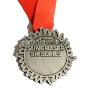 Zinc Alloy Activity Competition Medal Custom Creative Paint Games Metal Medal Marathon Medal Custom thumbnail-1