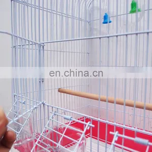Wholesale Wrought Portable Chinese Large Aluminium Stainless Steel Iron Bird Parrot Cage thumbnail-3