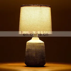 Antique Ceramic Table Light and Creative Art Bedroom Bedside Table Lamp thumbnail-2