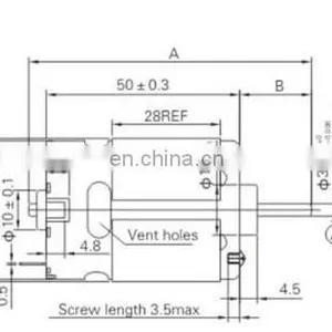DC Carbon Brushed Motor RS540 thumbnail-4