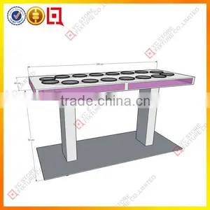 MDF Make-up Organizer Cosmetic Display Platform thumbnail-1