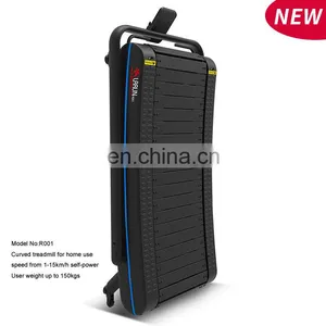Treadmill Machine Slat Running Home Walking Machine Self Powered Curved Manual Treadmill Factory Direct thumbnail-2