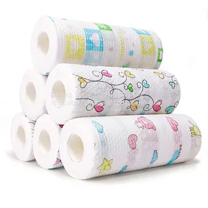 Washable Lazy Dishcloth Disposable Dishcloth Dry Wet Dual Purpose Kitchen Supplies PP Wood Pulp Spunlaced Non-woven Fabric Oil Free thumbnail-1