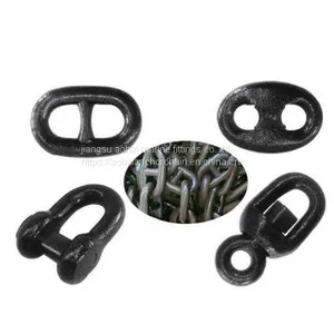 Marine Mooring Stud Link Kenter Joining Shackle for Anchor Chain thumbnail-2