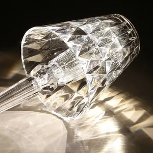 Crystal Table Lamp USB Rechargeable Acrylic Decoration Lampada Bedroom Bedside Bar Diamond Lighting Fixtures Gift Night Light thumbnail-5