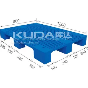 Low Cost Distrubution Pallet of China Manufacturer 1208A WGJJ PLASTIC PALLET thumbnail-1