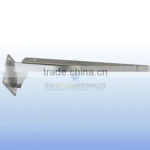 Metal Chrome Wall Mount Glass Shelf Support Brackets thumbnail-1