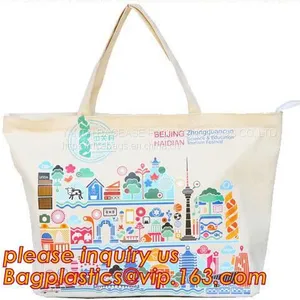 Custom Logo Printed Long Handle Eco Calico Cotton Tote Bag,Totebag Cheap Custom Large Handle Market Shopping Cotton Bags thumbnail-1