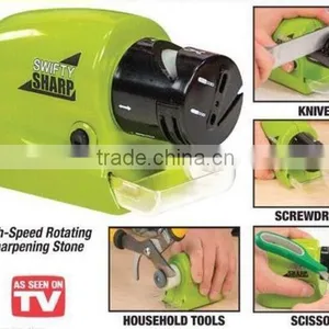 As Seen On Tv Brand New Arrivel Cordless Electric Knife Sharpener Swifty Sharp for Kitchen,portable Knife Sharpener Stone thumbnail-1