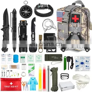 Hiking Hunting Disaster Camping Adventures Tactical Emergency Survival Gear Bag Outdoor Survival First Aid Kits thumbnail-1
