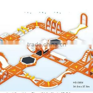 2015 Newest 0.9mm PVC Tarpaulin Colorful Inflatable Fun City Amusemet Park for Sea thumbnail-3