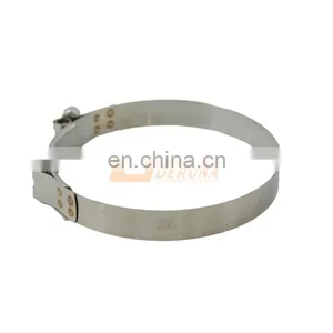 Shacman Truck Spare Parts DZ9112540001 Muffler Pipe Clamp For Shaanxi F3000 D=140 thumbnail-1