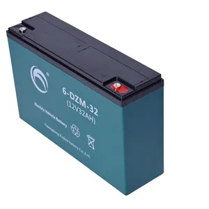 Hot Sale 6-DZM-32A 12V 32AH OEM Moped Sealed AGM Electric Vehicle Bikes Lead Acid Storage Battery VRLA Gel Batteries For E-Bike thumbnail-1