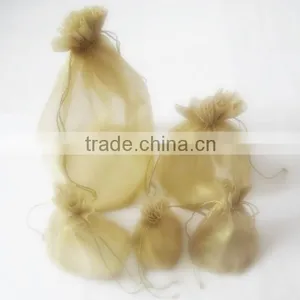 Fringed Organza Transparent Gift Drawstring Bags for Party/Christmas Packing Jewelry/candy/wine of the Bottle/gift thumbnail-1