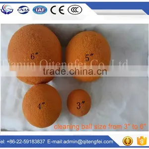 Concrete Pump Clear Sponge Ball for Sale thumbnail-6