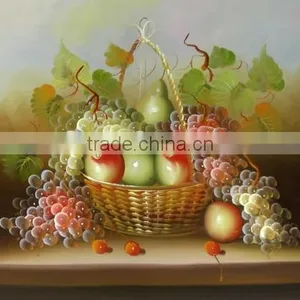 New Artwork Impressionist Handmade Fruit Oil Painting on Canvas Home Decor thumbnail-2