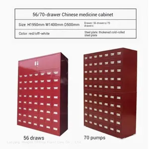 Professional Traditional Chinese Medicine Cabinet With Customizable Drawers | Space-Saving Solution for Chinese Herbal Remedies thumbnail-1