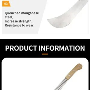 Factory Supply Agricultural Hand Sickle for Repeated Field Use for Middle East Buyers Export Container Supply for Agricultural Harve thumbnail-2