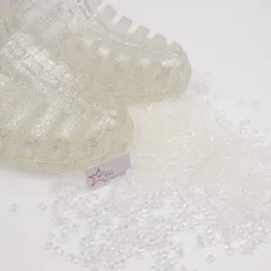 Virgin Transparent Crystal PVC Granule Modified Injection Material for Shoes Sole for Modified Injection Material for Shoes thumbnail-3