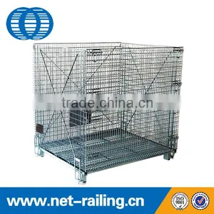 Industry Foldable Storage Metal Wire Mesh Container thumbnail-1