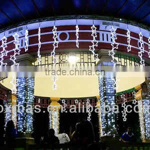 Hotel Square Stars Outdoor Festival Light Wall Decorations thumbnail-1