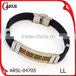 Cheap Custom Silicone Bracelet Rubber Wrist Band Silicone Bracelet thumbnail-1