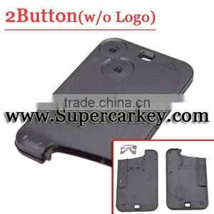 Best Quality Replacement 2 Button Remote Key Card Shell Case Fob For Renault Laguna Espace thumbnail-1