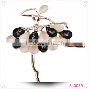 Full Crystal Rhinestone Dancer Brooch 2015 Spring Fashionable Cheap Brooch thumbnail-1