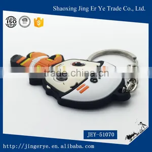 Cartoon Fireman ABS Keychain thumbnail-4
