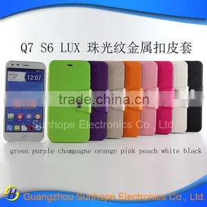 Wholesale Tpu pu Leather Wallet Case for ZTE Q7 S6 LUX thumbnail-2