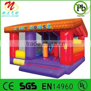 Cheap Inflatable Cubby Bounce House Combo for Party Rentals thumbnail-1