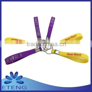 New Silicone Promotional Gifts Custom Made Silicon Keyring thumbnail-1