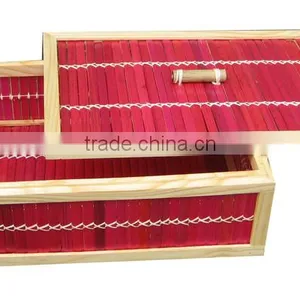 Wooden Frame Bamboo Box thumbnail-1