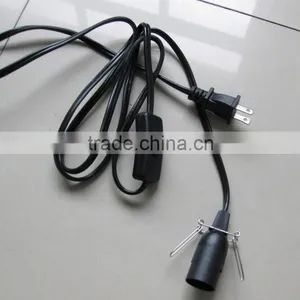 USA Salt Lamp Power Cord With Inline Switch thumbnail-1