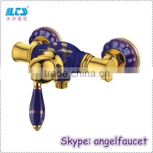 Exposed European Shower Faucet Wall Mounted Factory Price thumbnail-1
