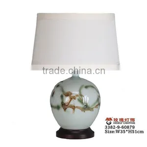 Aqua Decorative Porcelain Lamp for Room thumbnail-1