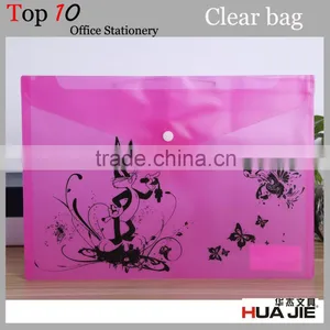 Transparent Coloured A4 pp School Supply Student Document Wallet thumbnail-6