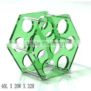 GH-RZ258 Shenzhen Guihe Factory Direct Sale Cheap Acrylic Wine Display Rack Wholesale Bottle Rack / Holder thumbnail-3