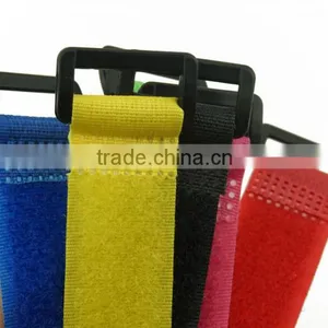 Nylon Buckle Adjustable Hook And Loop Straps Belt Wrap Cable Tie thumbnail-4