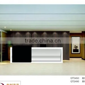 High Quality Supermarket Cashier Counter Table With LED Light Inside Quality Choice thumbnail-2