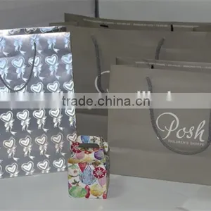 Kraft Paper Waterproof Paper Gift Bag With Ribbon Handles thumbnail-4