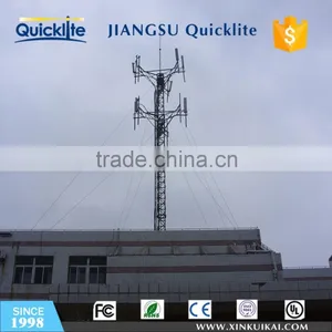 Hot Dip Galvanized Steel Three Tube Tower Telecom Tower thumbnail-3