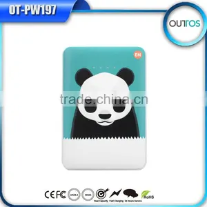 New A A 18650 Battery Lovely Cartoon Power Bank Free Custom Logo thumbnail-1