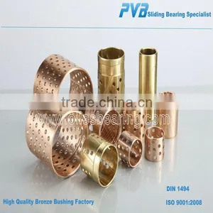 Bronze Bearing Factory,Bronze Bushing Supplier,CuSn8 Flange Bronze Bush thumbnail-1
