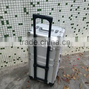 Professional Aluminum Trolley Rooling Make up Beauty Cosmetic Case thumbnail-3